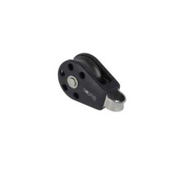 Barton N11110 - Single Fixed Eye Block Size 1 30mm – Ball Bearing, Ø30mm Sheave, Max Rope 8mm