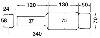 Osculati 51.352.00 - EM Additional Electromechanical Cylinder