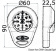 Osculati 25.066.01 - RIVIERA Compass Mizar with Soft Casing Grey