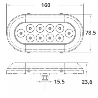 A.A.A. Underwater Light With 10 LED