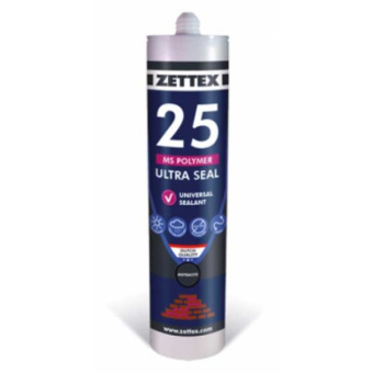 Zettex MS 25 Ultraseal Sealant - Grey, 290 ml