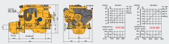 Vetus VH4.80 Marine Diesel Engine - 59.0 kW (80.3 HP)