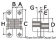 Osculati 38.527.03 - Hidden hinge 44.5 mm 2-pcs package