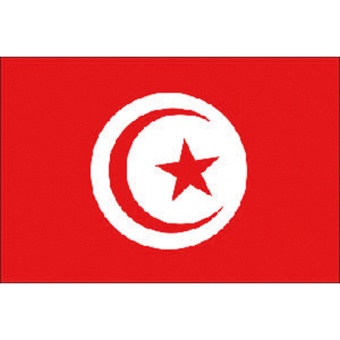 Tunisia Marine Flag 30X45 cm