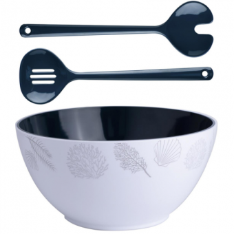 Marine Business Salad Bowl With Spoons Ø 25 cm X 12H