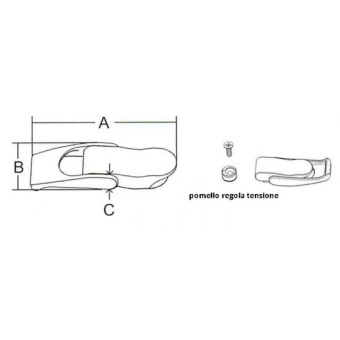 Marine Town Fastener Without Lock