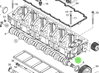 Steyr Z002602-6 - Camshaft Housing Assembly From 682300700 and Higher