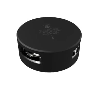 Lopolight 201-010KL-B-UL - Navigation Light 2NM 225° White, Masthead, Black Anodized