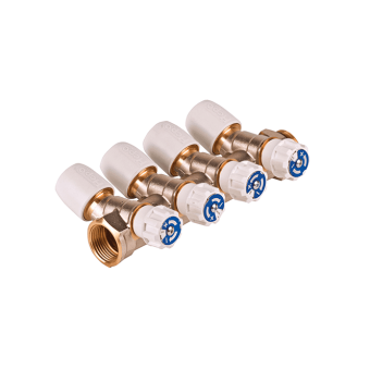 Jabsco HX94T/15W - Hep2O Manifold 15 x 3/4" Brass 4 Port