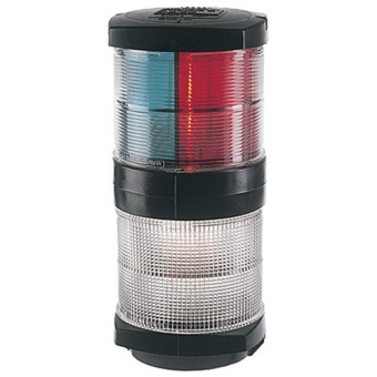 Plastimo 11835 - Tri-colour navigation light + 360° white 2 MN