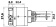 Osculati 52.965.01 - Starting key with pressure starter 6 terminals