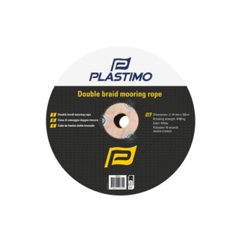 Plastimo Mooring 16 Plait Polyester Rope Ø8mm L200m - White