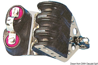 Osculati 55.034.10 - Ball-Bearing Block 3Pulley With Cam 10x38