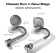 Osculati Classic Evo Stainless Steel Door Boat Shower with Tiger Stainless Steel Shower Head Ø95 mm with Net PVC Hose 4 meter - 15.163.71