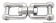Osculati 01.439.00 - Mirror polished stainless steel swivels - 6 mm Shackle + Flush Pin Shackle