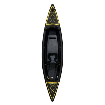 Vetus YVKAYAK1P - Inflatable Kayak "Brazos 1", Black, 1 Pers. 350X85Cm, Complete Set