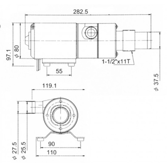 TMC Macerator Pump 44 L/min 12V