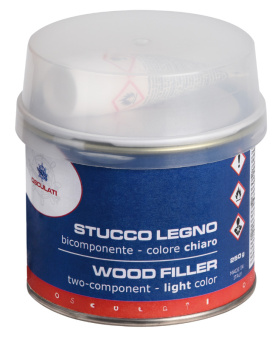 Osculati 65.520.12 - Filler Bicomponent Wood Light Coloured 150 ml