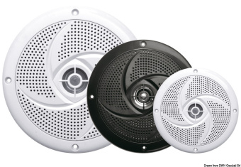 Osculati 29.742.05 - Dual Cone Ultra Slim Speakers 6.5" - White