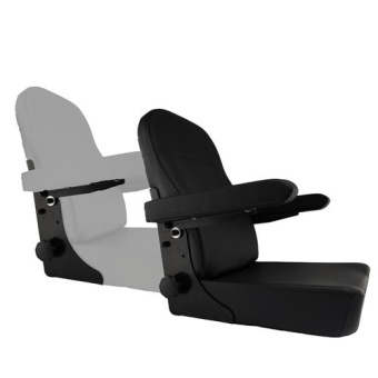 Pörtner Helm Seat Budget BA Black Without Headrest