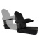 Pörtner Helm Seat Budget BA Black Without Headrest