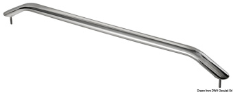 Osculati 41.908.18 - Handrail AISI316 20x40 mm 457 mm