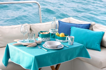 Marine Business Aruba Cushion Set Large & Small Acqua (2 pcs.)