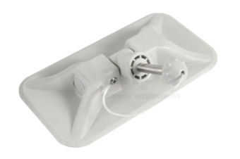 Allpa Oar Lock (1x) With Glueing Pad For PVC Inflatable Boats