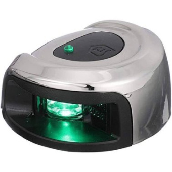 Attwood LightArmor - Navigation Light - Horizontal - Stainless Steel - Green