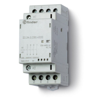 Finder Relay 25A 4M 24V VUC