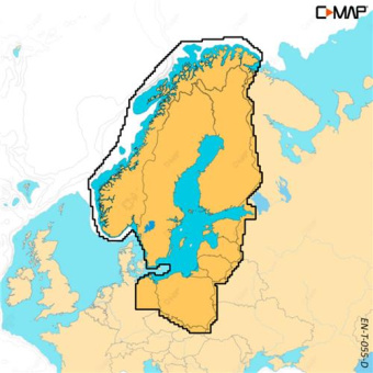 C-MAP Memory Card Discover X - Sweden, Finland & Baltic Sea