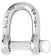 Wichard 1204 - Self-Locking D-Shackle Stainless Steel 8 mm