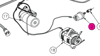 Northern Lights 22-40201 - Oil Pressure Sender - 0-150 PSI, Single Station