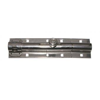 Aldeghi S.S Spring Door Bolt With Padlock Eye 170X49,5 mm