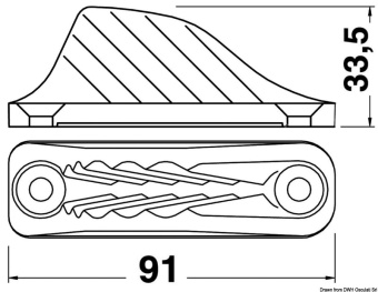 Osculati 56.201.11 - CLAMCLEATS CL 219