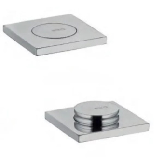 Elka DO.552055_Q_NF - Pop-Up Concealed Hand Shower Chrome-Plated Blind Assembly Square