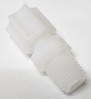 Parker 30-0633 1/4" MNPT × 1/4" Tube Nylon Adapter