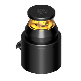 Lopolight 200-062-B - Navigation Light 6NM 360° Yellow Strobe (Black), Horizontal Mount