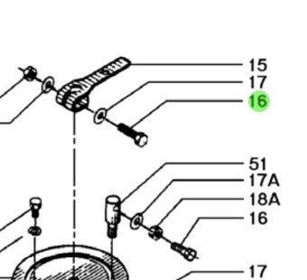 Bukh 500E2316 - M6x30 Set Screw for DV24RME, DV29RME, and DV32 Engines