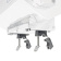 Magma T10-580 Dual Horizontal Round Standard Rail Mount Ø22/25mm