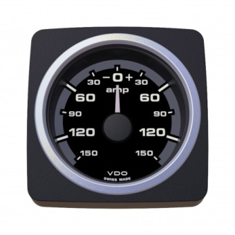 VDO A2C59501943 - Veratron AcquaLink Ammeter 150A Black 52mm