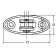 180° Adjustable Deck Hinge With Plastic Base