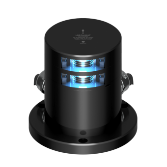 Lopolight 301-140ST-PRO - Navigation Light 1NM 135° Blue Steering, Double, Black