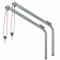 Stainless Steel Pair Of Davits Tube Ø 60 mm