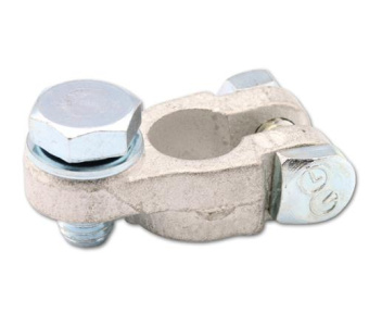 Ripca Battery Clamp Tinned Cable 10-95mm² Bolt M10 Minus