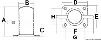 Osculati 40.179.70 - Ercole Bollard 70 mm