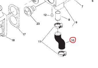 Northern Lights R121427 - Radiator Hose 