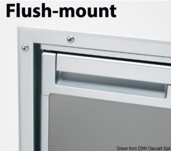 Osculati 50.904.11 - Flush Mount Frame For Waeco Coolmatic CR140 Fridge