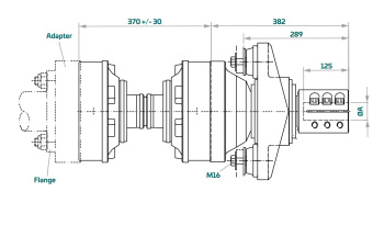 Aquadrive HDL60.700 – Heavy Duty Line Anti-Vibration Thrust Bearing System
