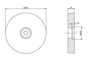 MME Hull/Rudder Anode Zinc MME27ZB